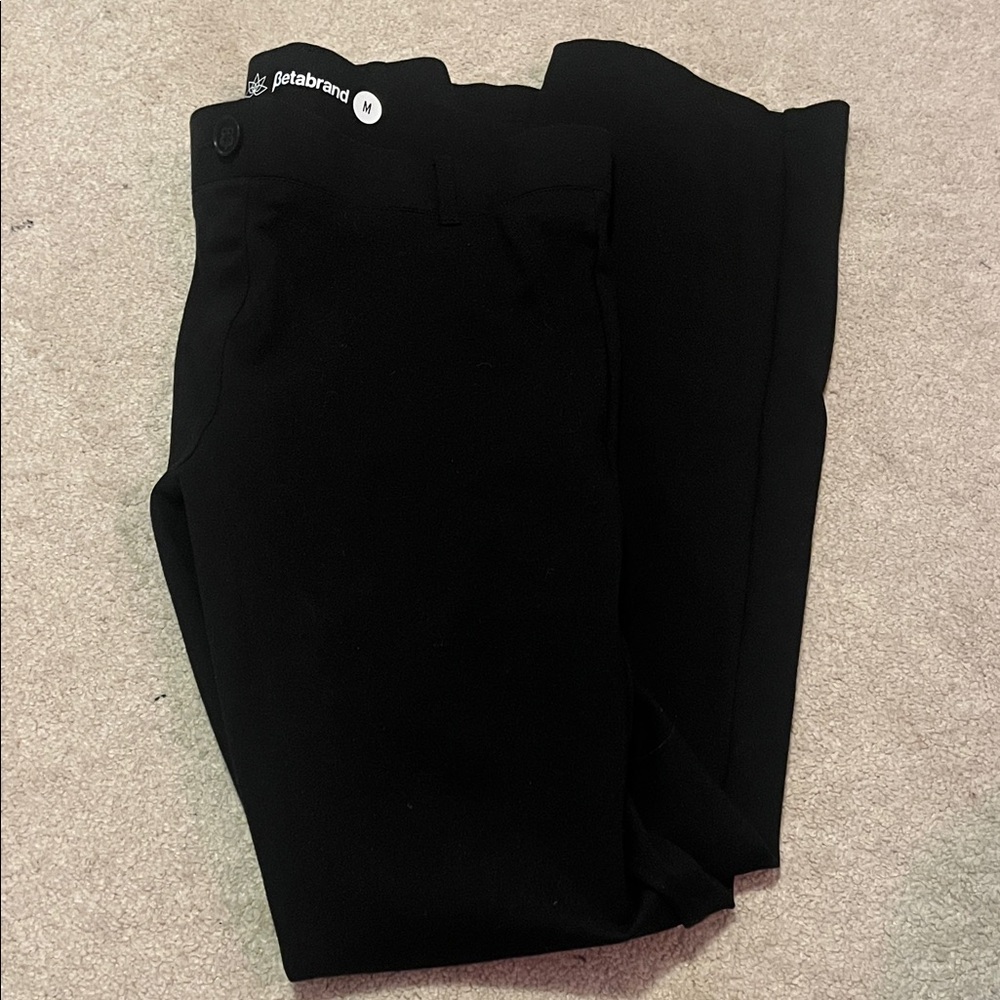 Betabrand Classic Black Trousers